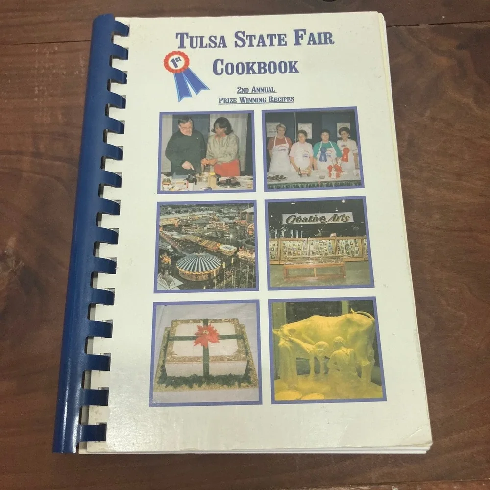 Tulsa State Fair Cookbook 1998 2nd Annual Prize Winning Recipes Oklahoma OK
